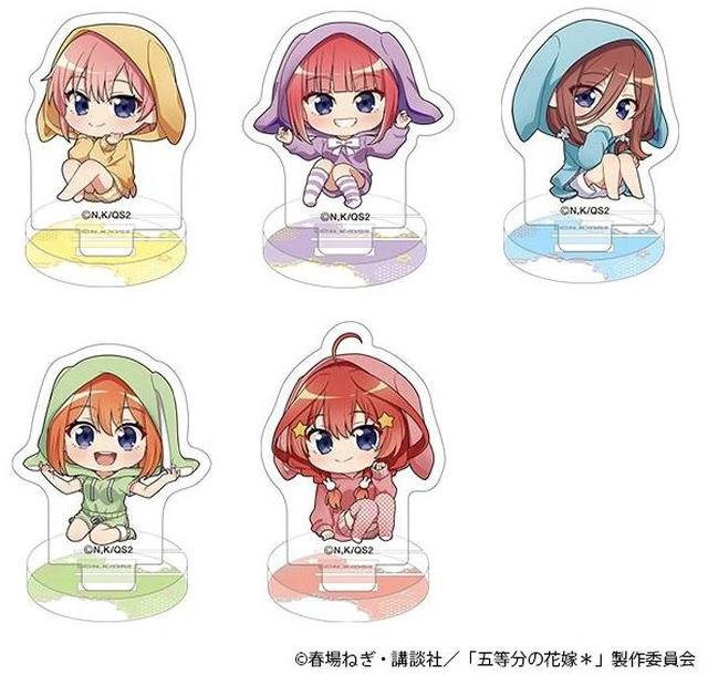 Main image of Movic The Quintessential Quintuplets Chuasta Miniature Collection Acrylic Stand