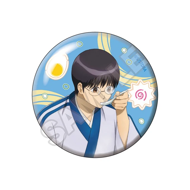 Alt view image 3 of 6 - GRANUP Gintama No Bad Guys Among Noodle Lovers Can Badge Box of 6 US DUTY PAID