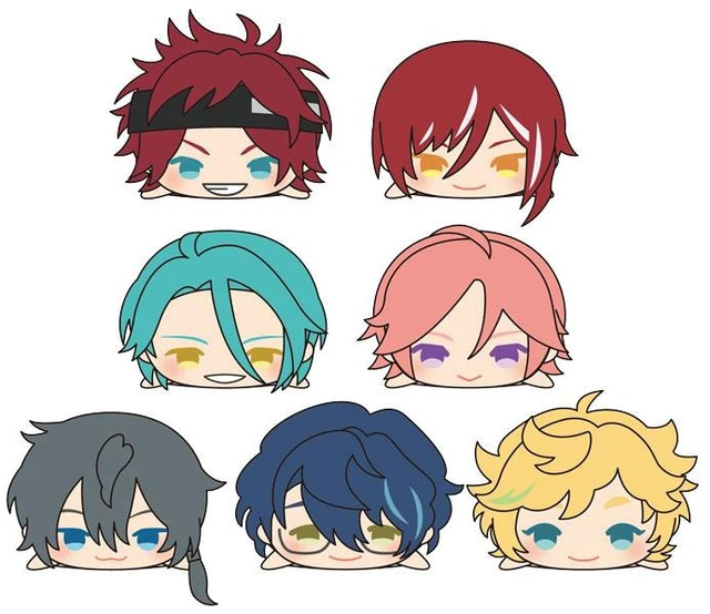 Alt view image 2 of 2 - Esukei Japan Ensemble Stars!! Vol. 9 Squishy Mascot Box of 7 US DUTY PAID