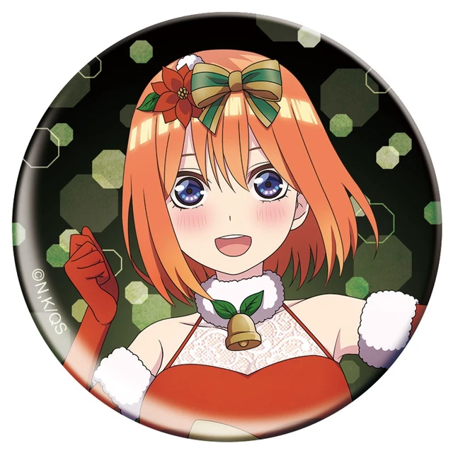 Alt view image 3 of 6 - Movic The Quintessential Quintuplets Yotsuba Nakano Badge Box of 6 US DUTY PAID