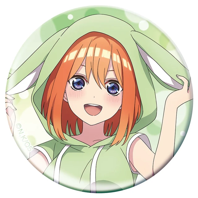 Alt view image 4 of 6 - Movic The Quintessential Quintuplets Yotsuba Nakano Badge Box of 6 US DUTY PAID