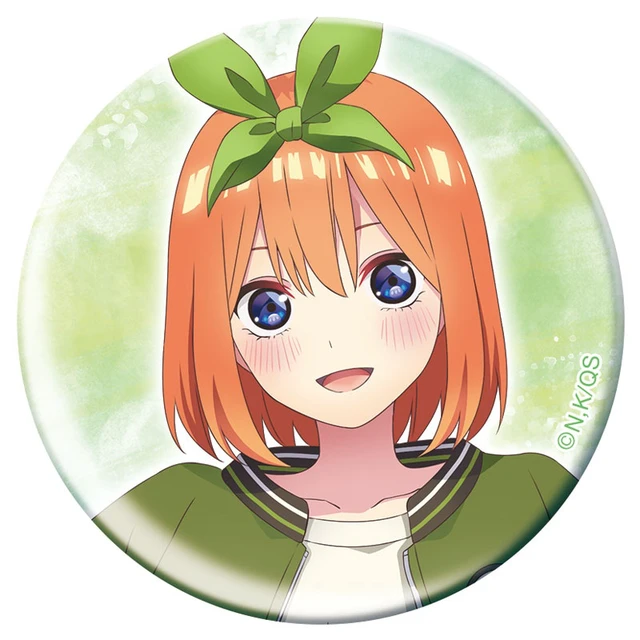 Alt view image 5 of 6 - Movic The Quintessential Quintuplets Yotsuba Nakano Badge Box of 6 US DUTY PAID