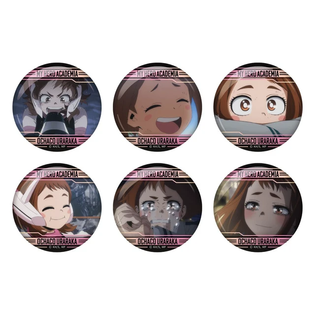 Alt view image 2 of 2 - Movic My Hero Academia Ochaco Uraraka Final Season Can Badge Box of 6