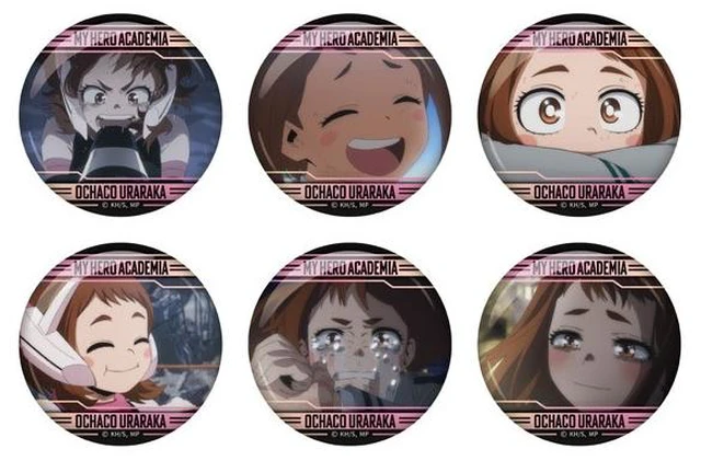 Main image of Movic My Hero Academia Ochaco Uraraka Final Season Can Badge Box of 6