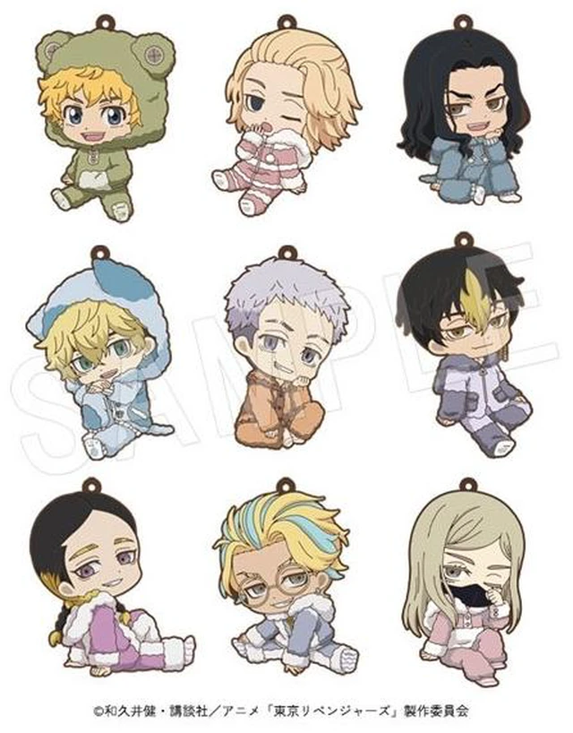 Main image of Chugai Mining Tokyo Revengers Petan Musume Rubber Strap Fluffy Roomwear Ver.