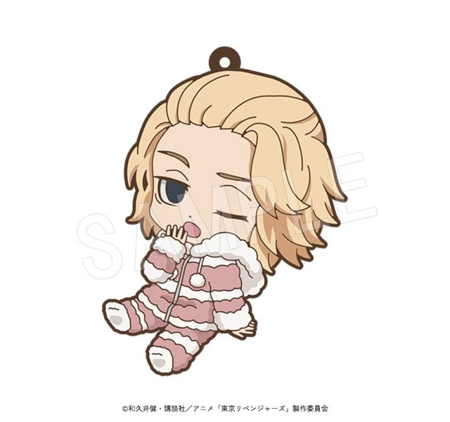 Alt view image 3 of 6 - Chugai Mining Tokyo Revengers Petan Musume Rubber Strap Fluffy Roomwear Ver.