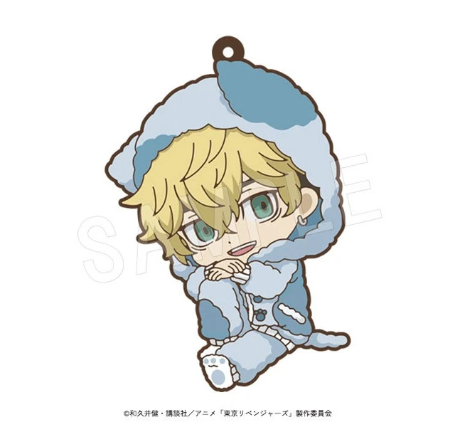 Alt view image 5 of 6 - Chugai Mining Tokyo Revengers Petan Musume Rubber Strap Fluffy Roomwear Ver.