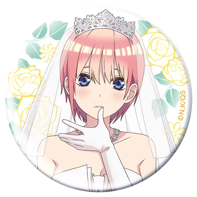 Alt view image 2 of 6 - Movic The Quintessential Quintuplets Nakano Ichika Badge Box of 6 US DUTY PAID