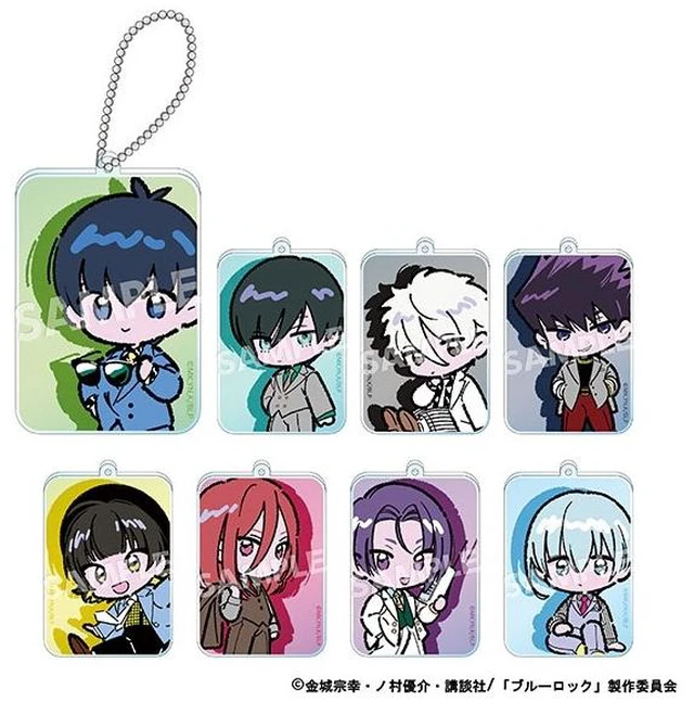 Main image of High Season Blue Lock The Bubble Generation Acrylic Keychain Box of 8