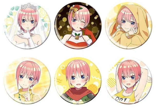 Main image of Movic The Quintessential Quintuplets Nakano Ichika Badge Box of 6 US DUTY PAID