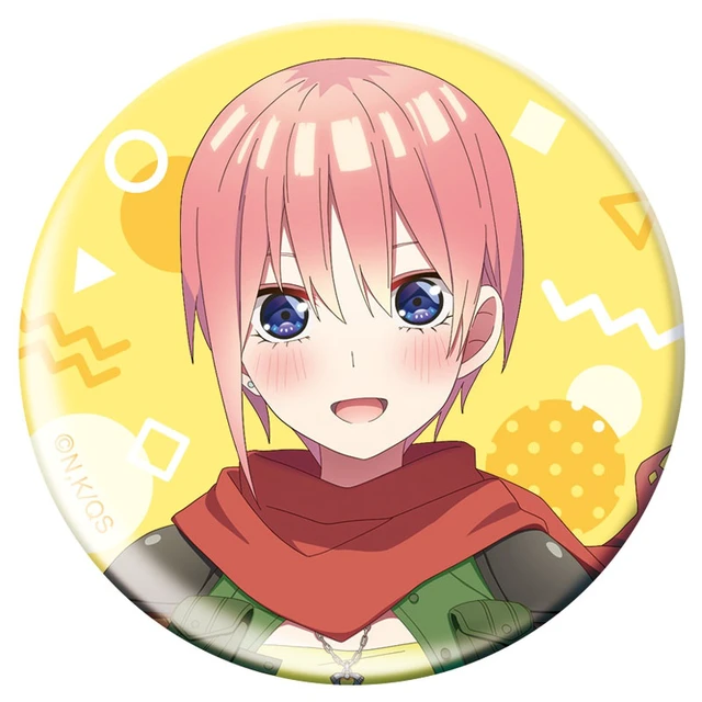 Alt view image 6 of 6 - Movic The Quintessential Quintuplets Nakano Ichika Badge Box of 6 US DUTY PAID
