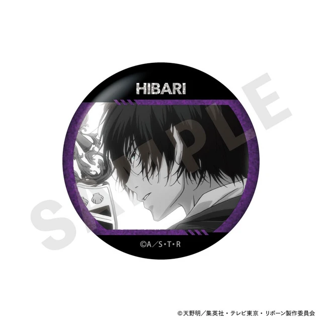 Alt view image 6 of 6 - Hitman REBORN! Part Color Series Glitter Can Badge Box of 10 US DUTY PAID