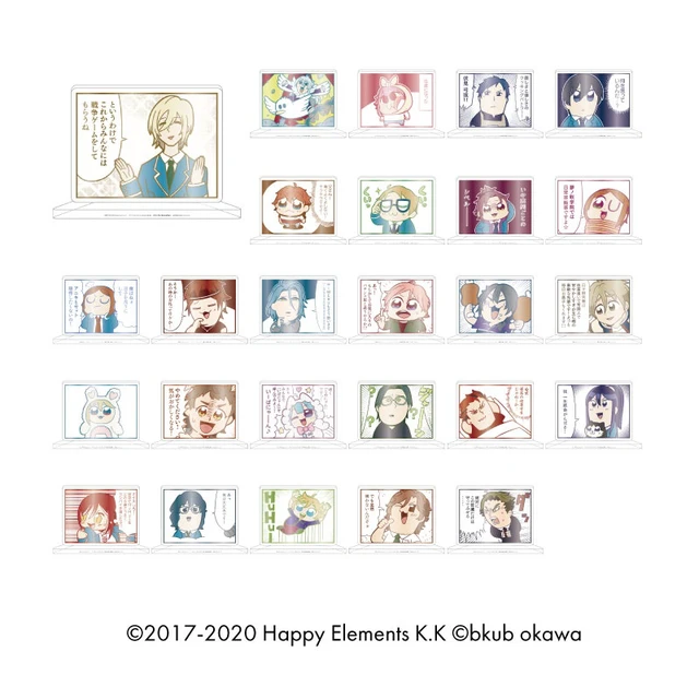 Alt view image 2 of 2 - Ikurie Ensemble Stars!! Vol. 1 Acrylic Stand Complete Set US DUTY PAID