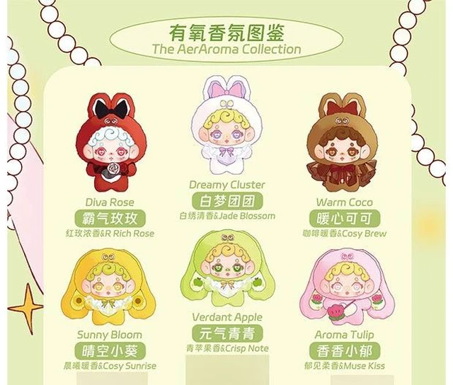Main image of BUBBLIFT WONDERFUL LRURI BUNNY O2 PLAN Plush Box of 6 US Import Fees Included