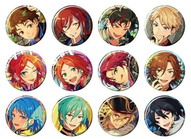 Main image of Ensemble Stars!! 2025 Jul. Idol Side Can Badge Box of 12 US Import Fees Included