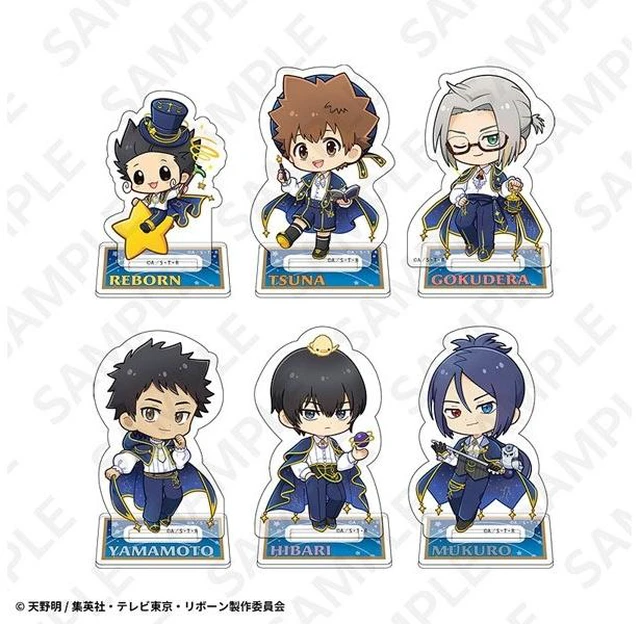 Main image of DeNA Katekyo Hitman Reborn! Zodiac Ver. Acrylic Stand Box of 6 US DUTY PAID