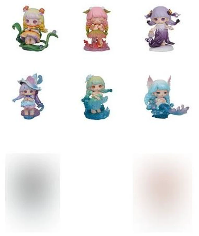 Main image of Tarena Deep Sea Whispers Series Figure Box of 6 US Import Fees Included