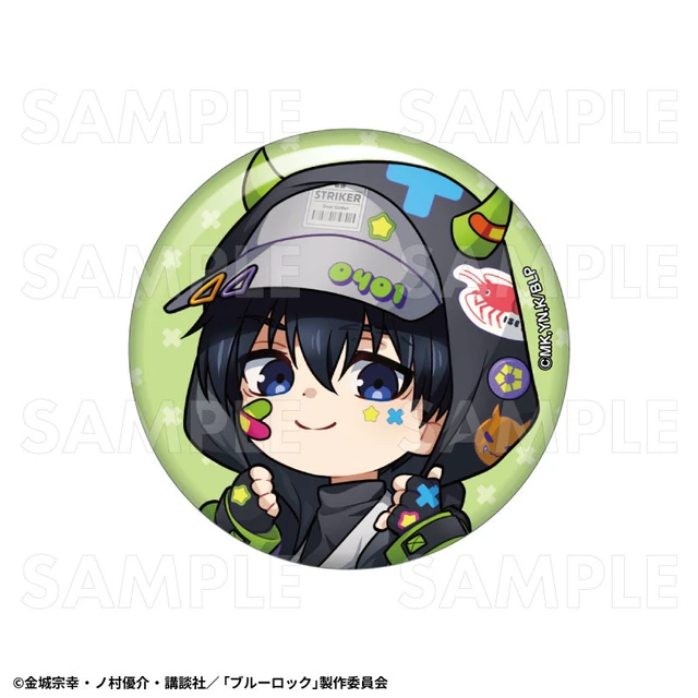 Alt view image 2 of 6 - Team Entertainment Blue Lock Deco Parka Chibi Character Ver. Can Badge Box of 12