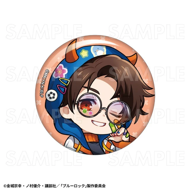 Alt view image 5 of 6 - Team Entertainment Blue Lock Deco Parka Chibi Character Ver. Can Badge Box of 12