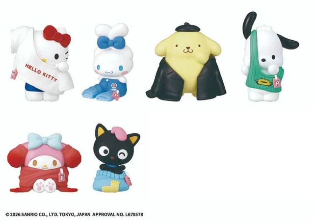 Alt view image 2 of 3 - Takara Tomy Arts PERIHAPI! Hello Kitty and Friends Changing Clothes Fashionable