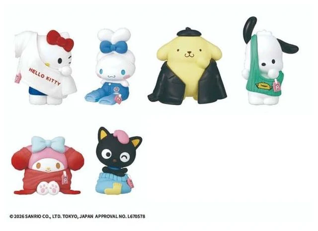 Main image of Takara Tomy Arts PERIHAPI! Hello Kitty and Friends Changing Clothes Fashionable