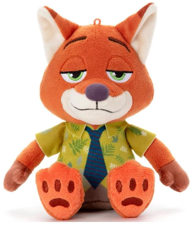 Main image of Zootopia Nick Washable Bean Collection Plush US Import Fees Included