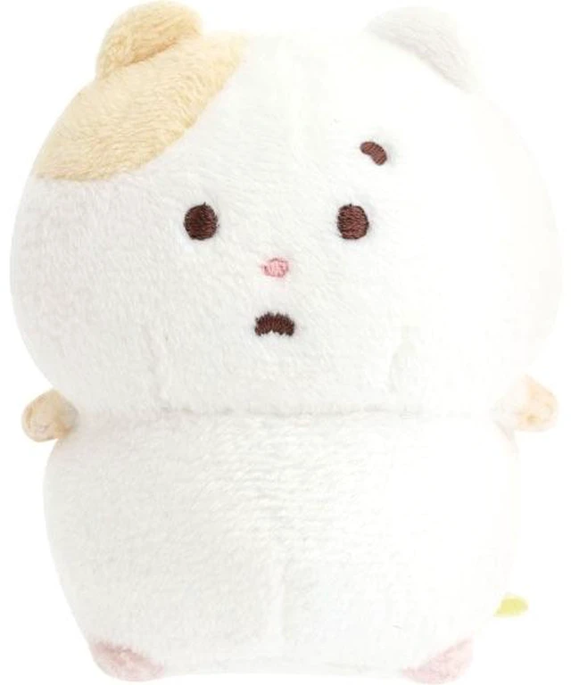 Main image of Japan San-X Mainichi Hamuchima Standard Face Plush US Import Fees Included