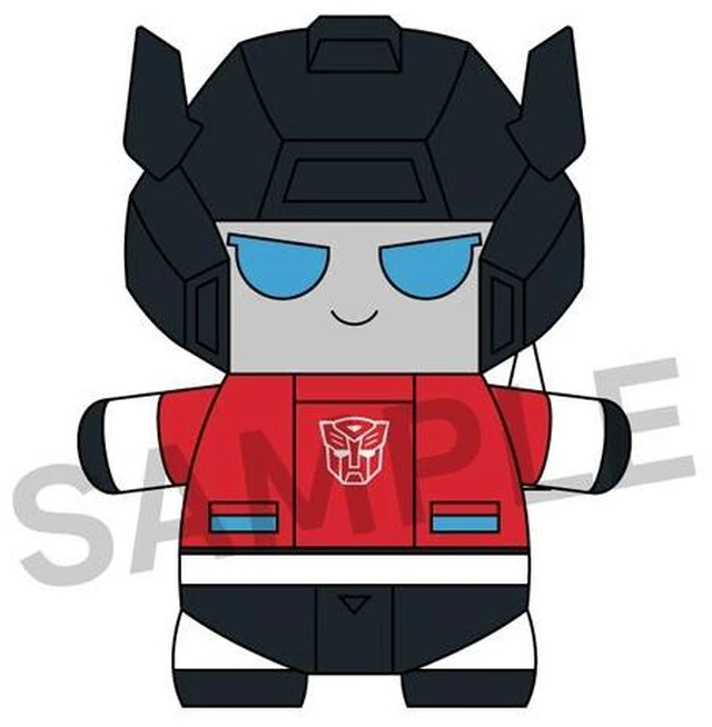 Main image of Japan Mochibottsu Transformers Sideswipe Plush US Import Fees Included