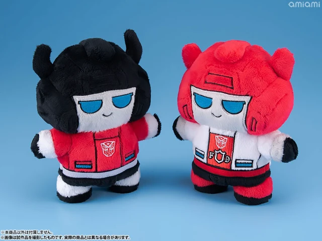 Alt view image 6 of 6 - Japan Mochibottsu Transformers Sideswipe Plush US Import Fees Included