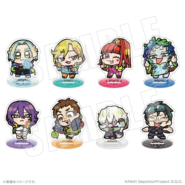 Alt view image 2 of 3 - Bukubu Gnosia Small Acrylic Stand Box of 8 US Import Fees Included