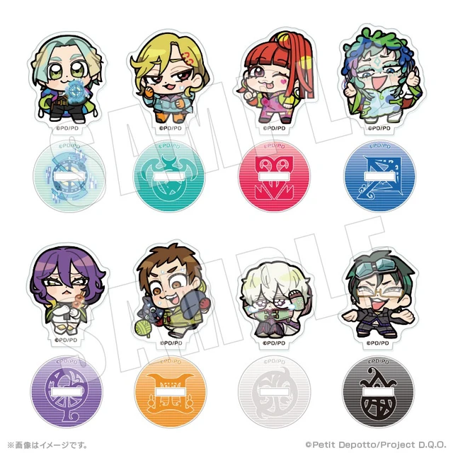Alt view image 3 of 3 - Bukubu Gnosia Small Acrylic Stand Box of 8 US Import Fees Included