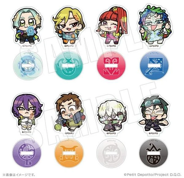 Main image of Bukubu Gnosia Small Acrylic Stand Box of 8 US Import Fees Included