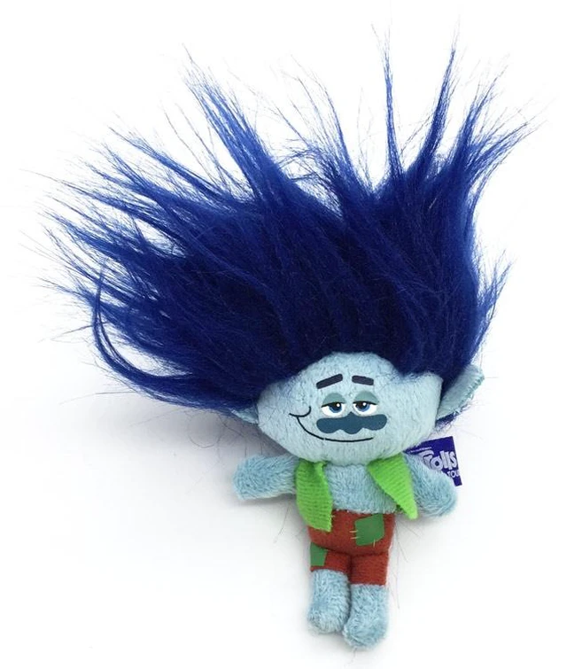 Main image of Trolls Branch Music Power Mascot Ball Chain US Import Fees Included