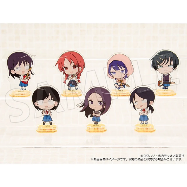 Alt view image 3 of 3 - Futsuu no Keion-bu Mini Character Acrylic Stand Box of 7 US Import Fees Included