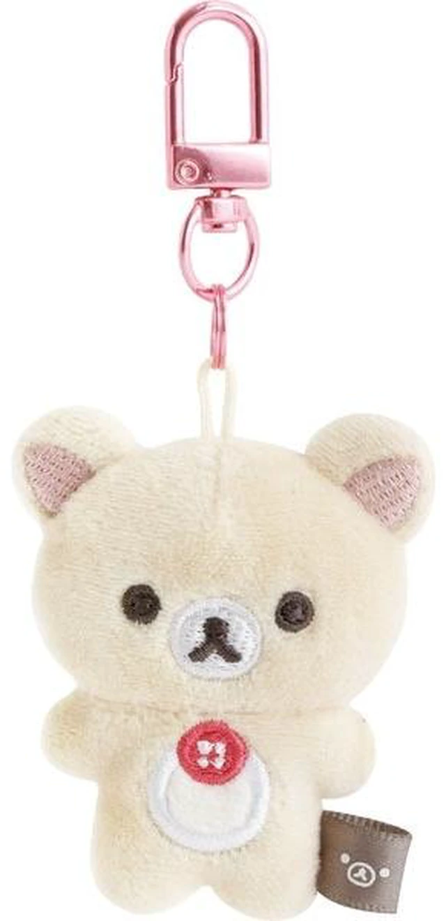 Main image of San-X Rilakkuma AB50802 Korilakkuma Puchirinko Plush Keychain US DUTY PAID