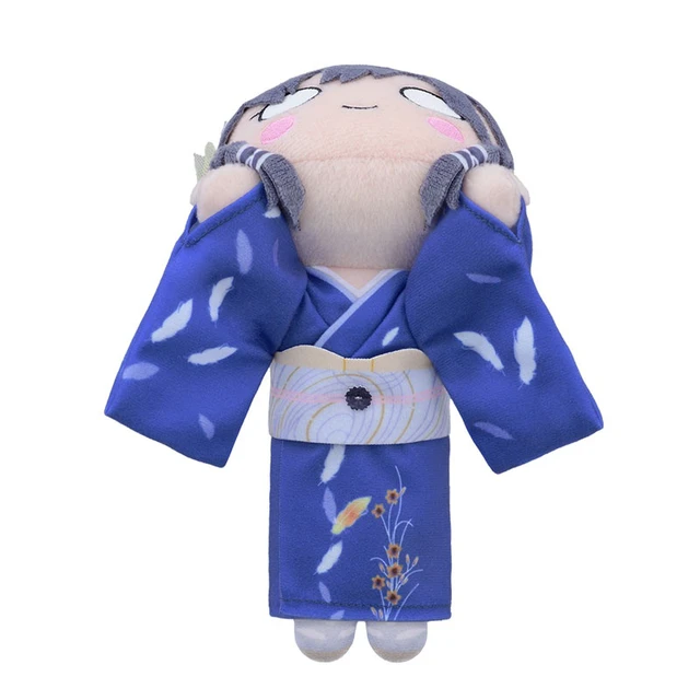Alt view image 4 of 6 - Sega Fave Katsuragi Izumi Lying Down, Kaga Yuzen Collab Costume Plush S Size