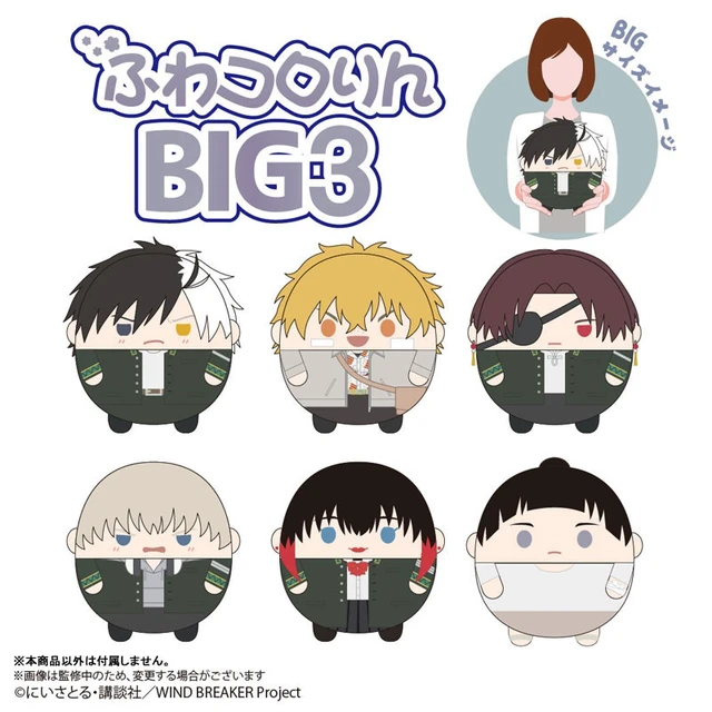 Alt view image 2 of 2 - WIND BREAKER Tsubakino Yu Fluffy Coro Rin BIG3 Max Limited US DUTY PAID