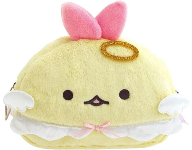 Main image of San-X Sumikko Gurashi Tenshi to Akuma Nashippozu Plush Pouch US DUTY PAID