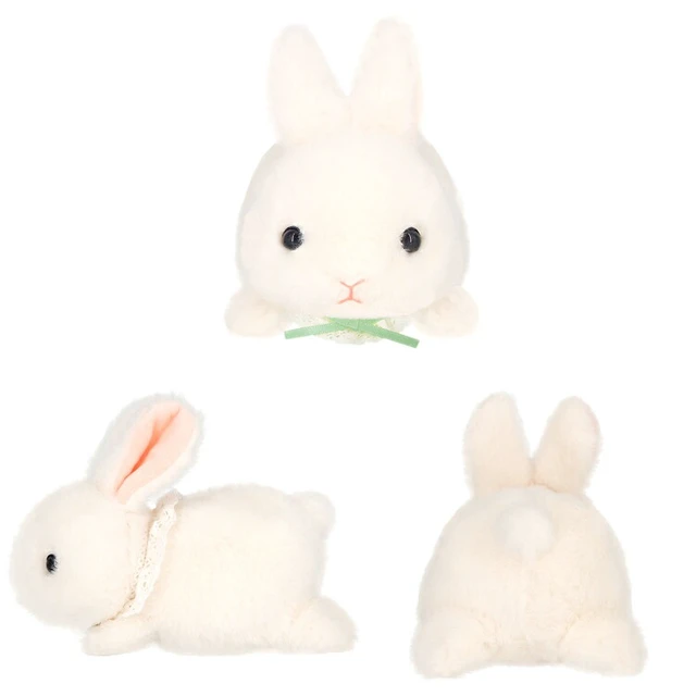 Alt view image 2 of 4 - Chimoshi Rabbits White Crawling Plush US Import Fees Included