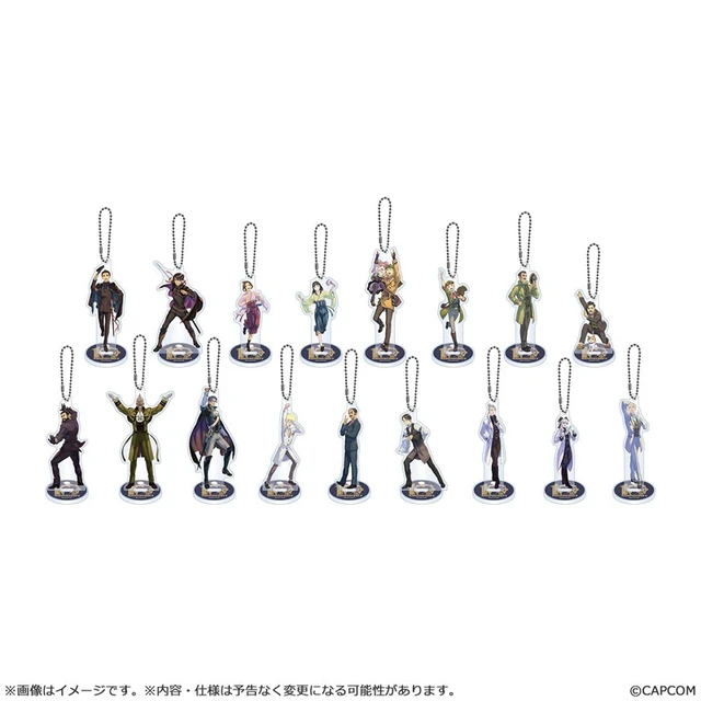 Alt view image 2 of 4 - Capcom The Great Ace Attorney Acrylic Keychain Box of 17 US DUTY PAID