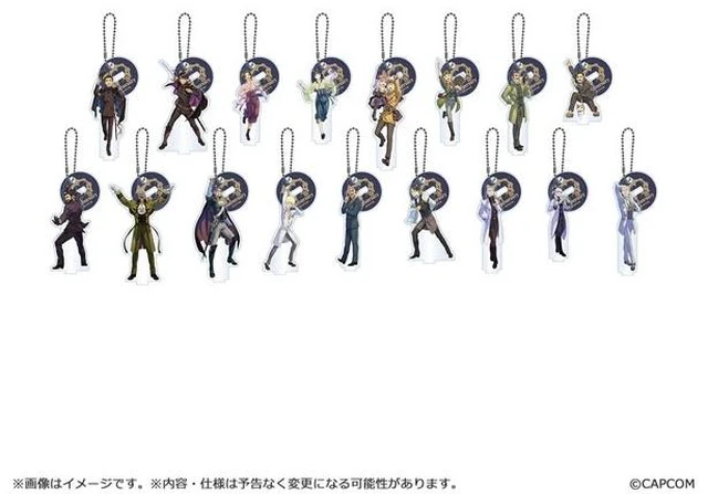 Main image of Capcom The Great Ace Attorney Acrylic Keychain Box of 17 US DUTY PAID