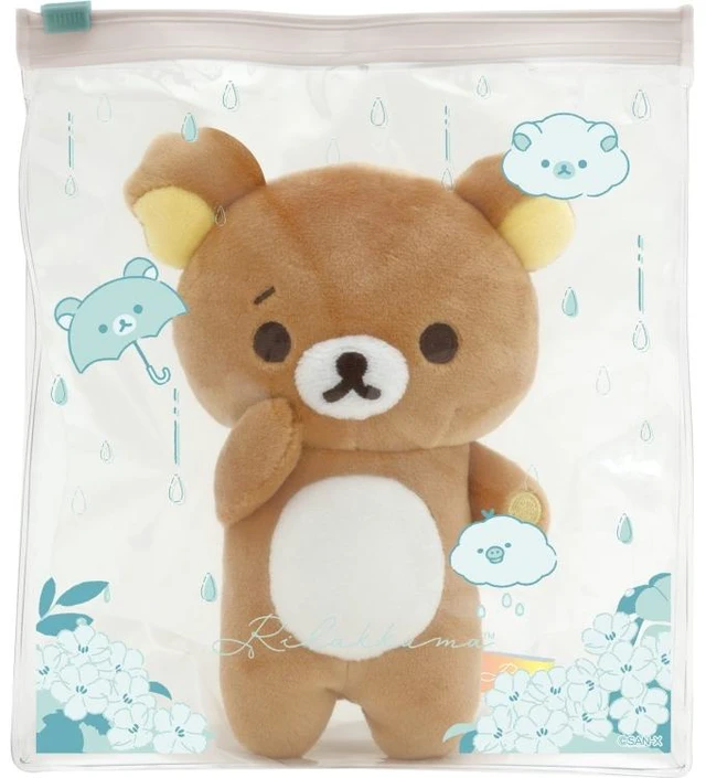 Main image of Rilakkuma Rainy Then Sunny, Troubled Face, Wrinkled Plush US DUTY PAID