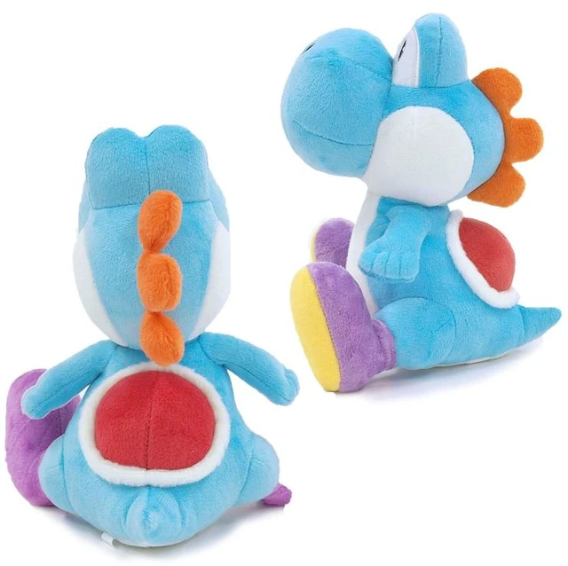 Alt view image 2 of 2 - Super Mario AC47 Yoshi Light Blue S Plush US Import Fees Included