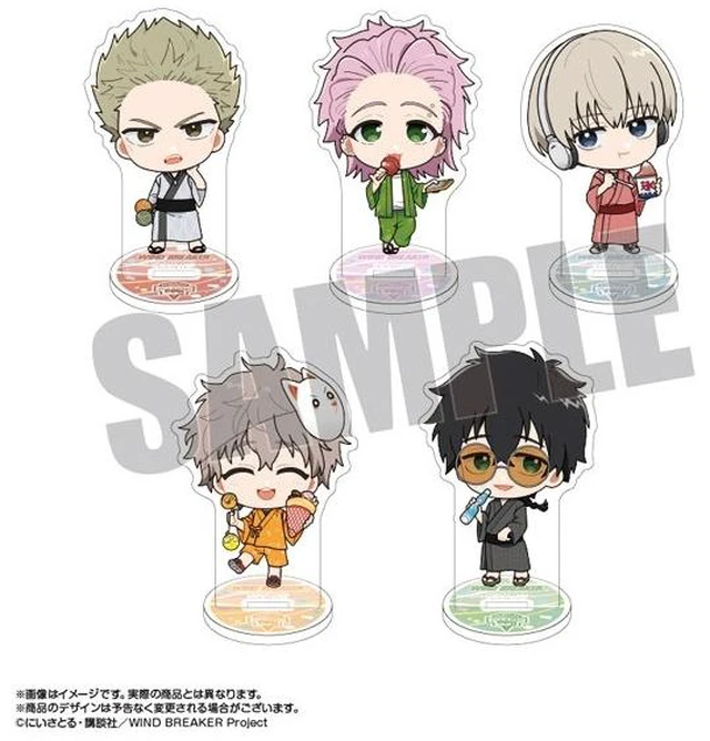 Main image of WIND BREAKER Type B Acrylic Stand Pack of 5 US Import Fees Included