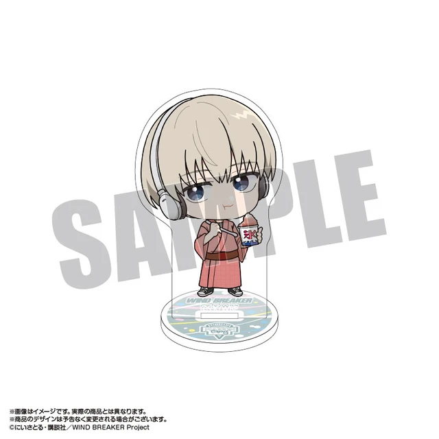 Alt view image 4 of 6 - WIND BREAKER Type B Acrylic Stand Pack of 5 US Import Fees Included