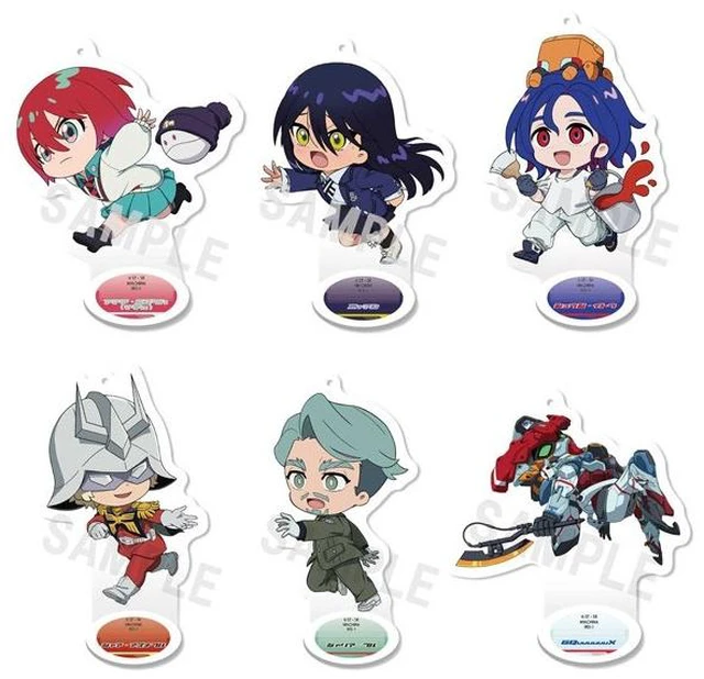 Alt view image 2 of 6 - Tokotoko Mobile Suit Gundam GQuuuuuuX Acrylic Stand Box of 6 US DUTY PAID