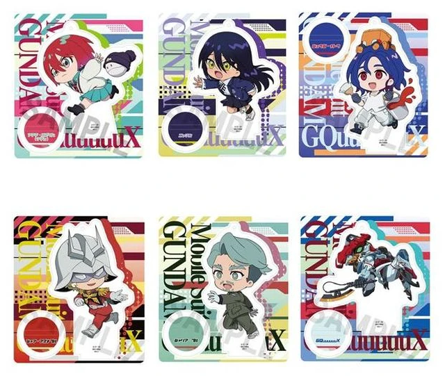 Alt view image 3 of 6 - Tokotoko Mobile Suit Gundam GQuuuuuuX Acrylic Stand Box of 6 US DUTY PAID