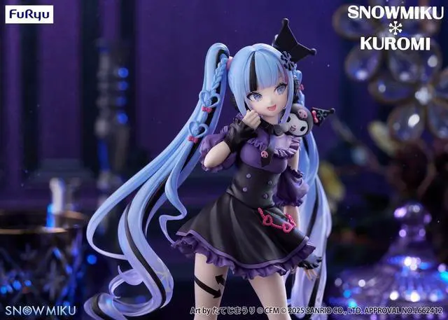 Alt view image 3 of 3 - Japan Trio-Try-iT Snow Miku x Kuromi Figure