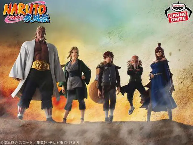 Alt view image 4 of 4 - Naruto Shippuden Kazekage Gaara Figure ~Five Kage Assemble...!!~
