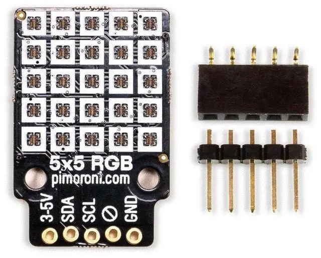 Alt view image 5 of 6 - Pimoroni PIM435 5x5 RGB Matrix Breakout